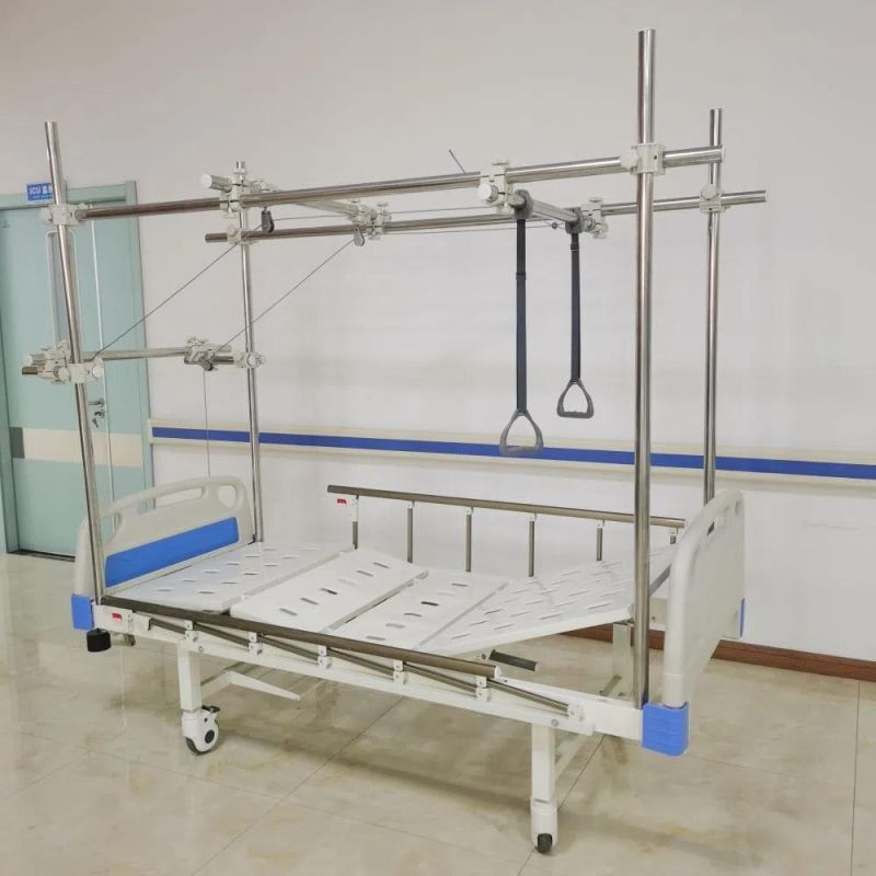 Wholesale Multifunction Hospital Bed Orthopedic Traction Bed with Wheels