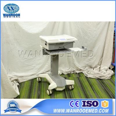 Medical Computer Carts Hospital Nursing Workstation Trolley with Aluminum Alloy Column