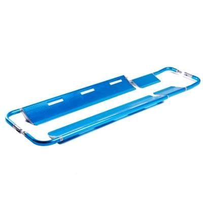 Emergency Aluminum Alloy Blue Scoop Stretcher with Several Colors