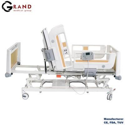 Electric Four Function Radiolucent Hospital Bed Medical ICU Bed for Hospital Patient Nursing