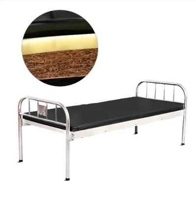 Multifunctional Flat Manual Medical Equipment Height Adjustable Medical Bed