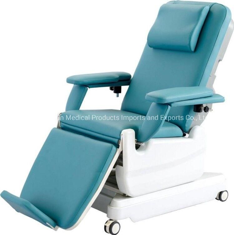 Hospital Medical Electric Reclining Transfusion Blood Extraction Donor Chair