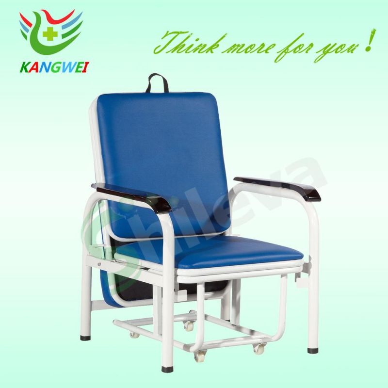 Medical Hospital Furniture Backrest Adjustable Infusion Chair with Armrest