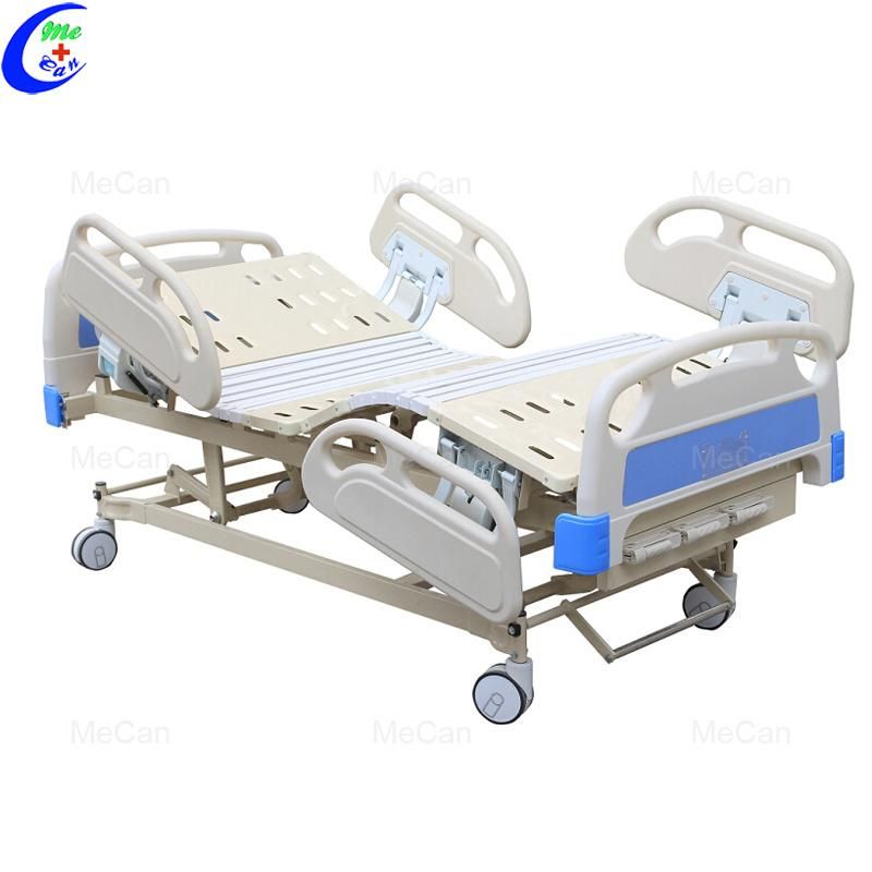 High Quality Luxury Three Manual Crank Care Bed/Hospital Bed