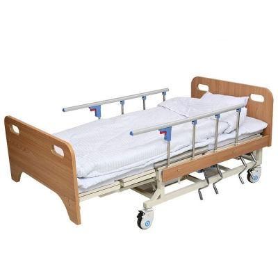 Low Price Wooden Headboard Multifunctional Single Pendulum Nursing Bed for Inpatient Use