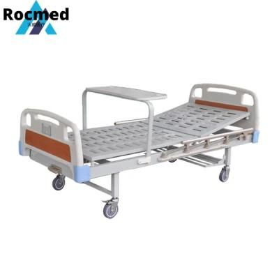 Hospital Furniture ABS Single Crank Manual Patient Bed