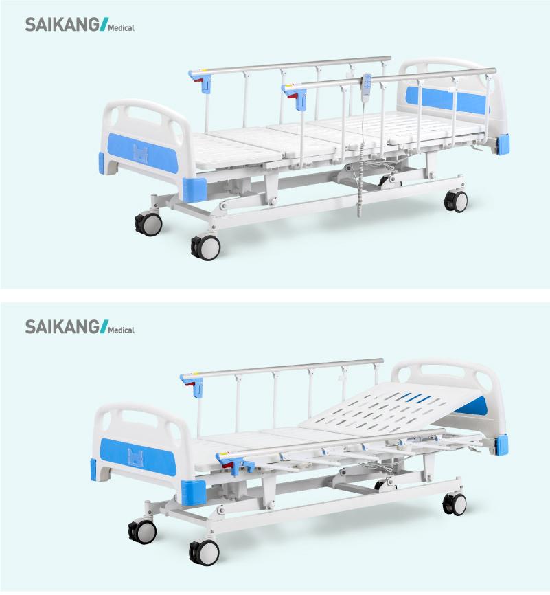 A6w ICU Electric Hospital Steel Folding Medical Bed