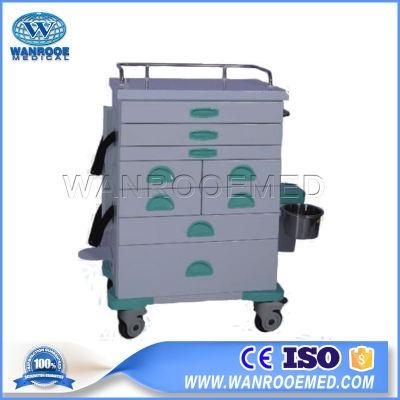 Bat-56j Hospital ABS Plastic Anesthesia Emergency Medical Trolley Cart