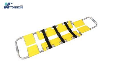 Yxz-D-E2 Medical Stretcher, First-Aid Stretcher, Aluminum Alloy Scoop Stretcher with Three Safety Belts