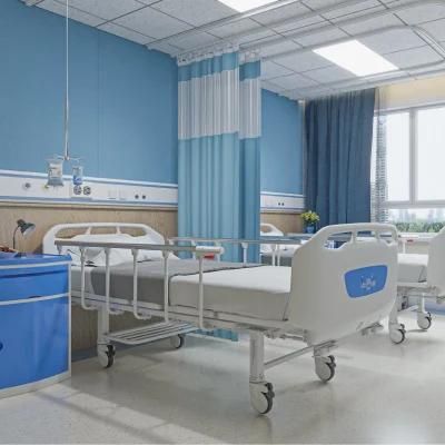 D2w Saikang Durable Hospital Room Furniture Used Metal 2 Crank 2 Function Adjustable Manual Hospital Bed Price