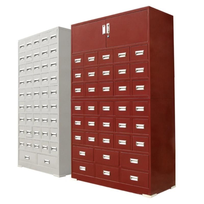 Hospital Chinese Medicine Cabinet Cabinets with 70 Drawers