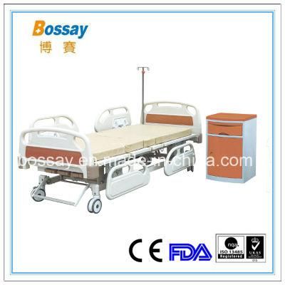 Manual ICU Bed with Revolving Levers Adjustable Care Bed