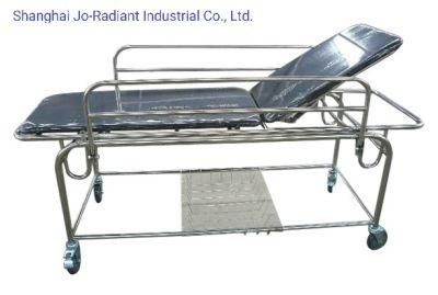 Hospital Stainless Steel Manual Emergency Transfer Stretcher Trolley