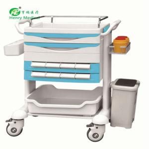 Hospital ABS Emergency Trolley Infusion Medical Trolley (HR-361)
