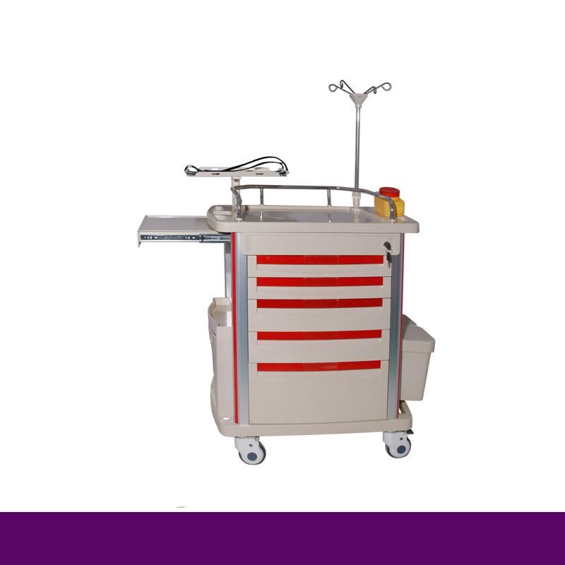 Rh-C185 Hospital ABS Emergency Trolley