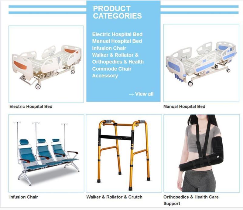 Double Function Low Price Medical Hospital Bed for Wholesale