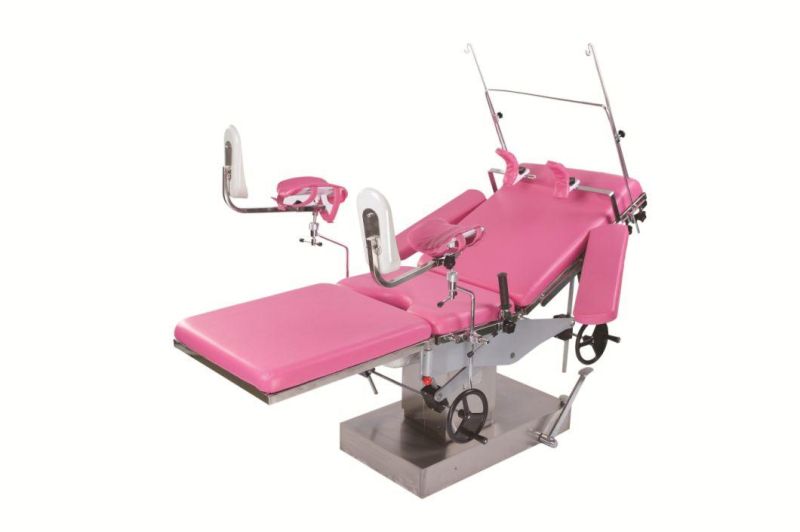 Hospital Medical Electric Gyne Coach with Padel Obstetrics Examination Bed