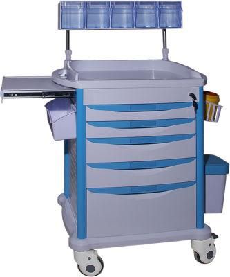 Hospital ABS Mobile Anesthesia Trolley for Sale