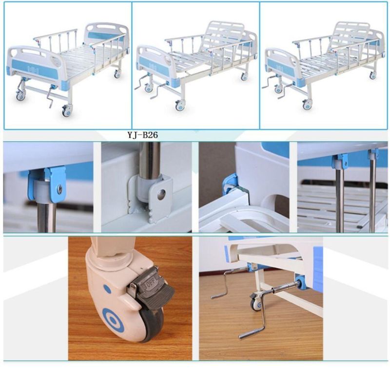 Double Function Low Price Medical Hospital Bed for Wholesale