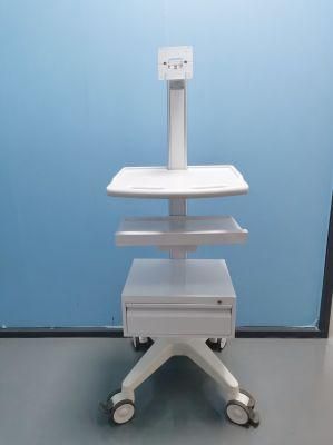 Stand Roll Medical Trolley for Information System