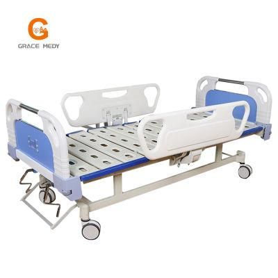 A09-2 Two ABS Damping Lifting Guardrail Two-Crank Hospital Bed