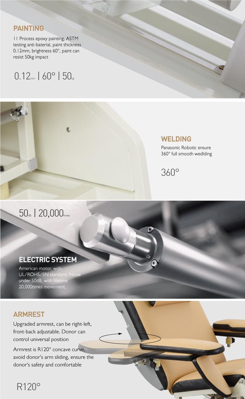 Ske-120b Hospital Furniture Medical Transfusion Chair