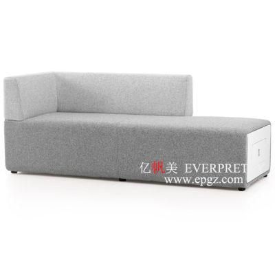 Contemporary Soft Fabric Office Waiting Sofa