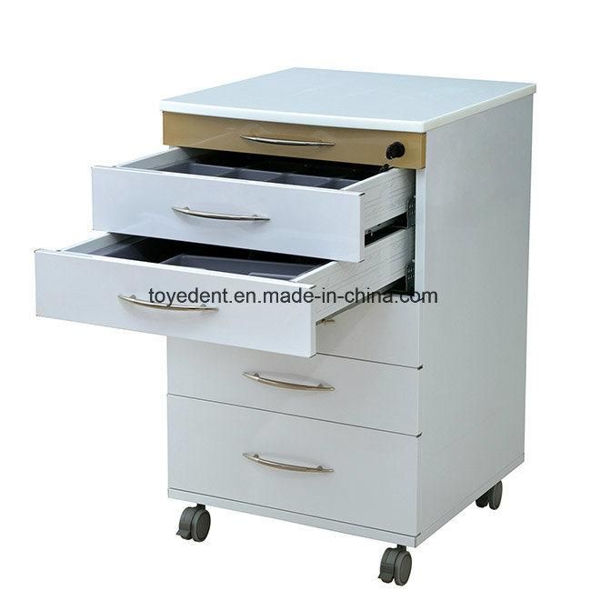 Stainless Steel Dental Cabinet Commerical Furniture Medical Mobile Trolley