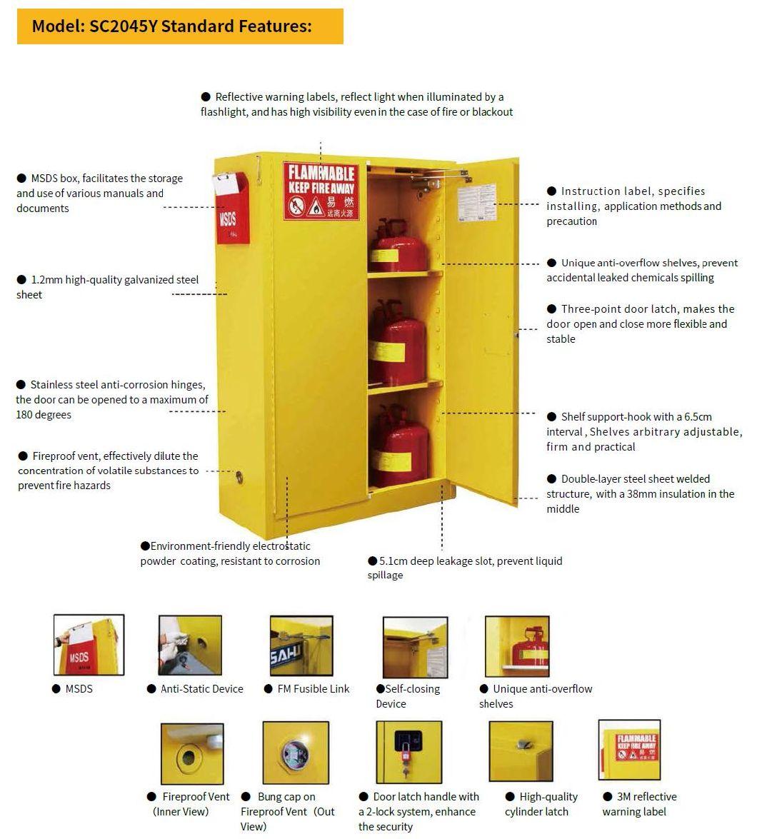 Sai-U Chemistry Lab Cabinet Laboratory Hospital Furniture Safety Storage Cabinet