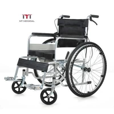 Mt Medical Multifunctional Transport Lightweight Commode Wheel Chair Manual Wheelchair Price
