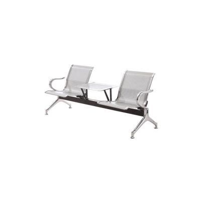 Aluminum Reception Public Airport Stainless Steel Seating Hospital Furniture Waiting Chair