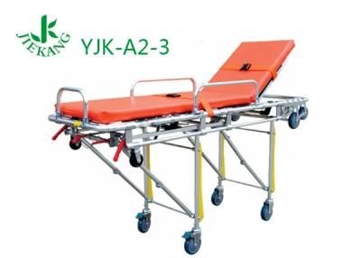 High Quality Medical Patient Transfer Adjustable Loading Ambulance Stretcher