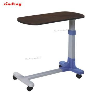 Patient Overbed Table /Adjustable Over Bed Table/Movable Bedside Table