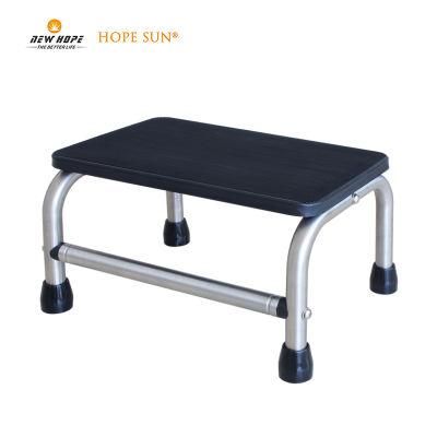 HS5609 Stainless Steel Portable Medical Hospital Nursing Single One Foot Step Stool
