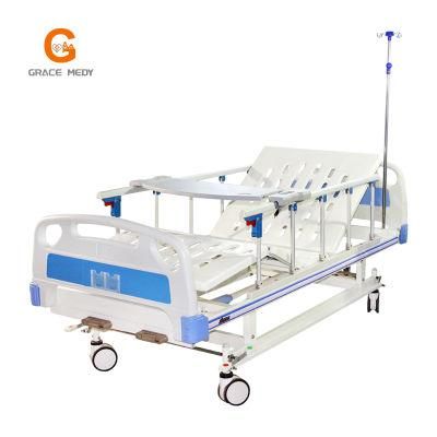 Hospital Bed Manual Two Function Medical Patient Nursing Bed 2 Crank