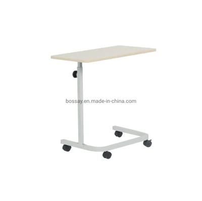 Over Bed Table Height Adjustable with Gas Spring or Rotary Knob