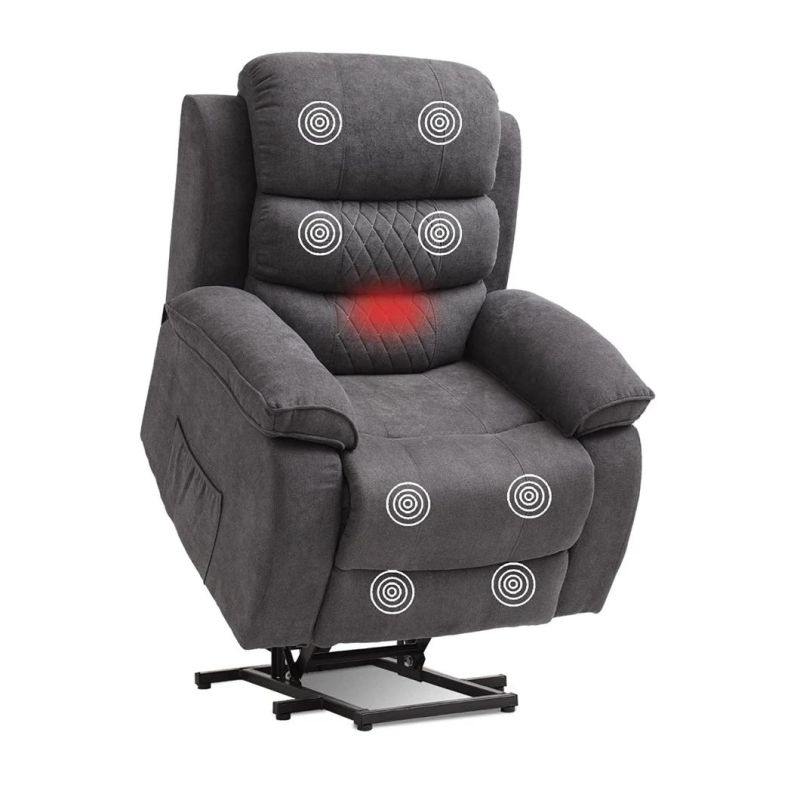 Jky Furniture Fabric Power Electric Mobility Riser Recliner Chair for The Elderly and Disabled