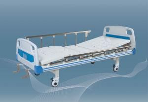 Two Functions Hospital Bed / Medcial Portable Manual Hospital Bed