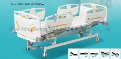 2022 New Type Easy to Operate Hospital Equipment Electric Motorized Five Function Hospital Bed