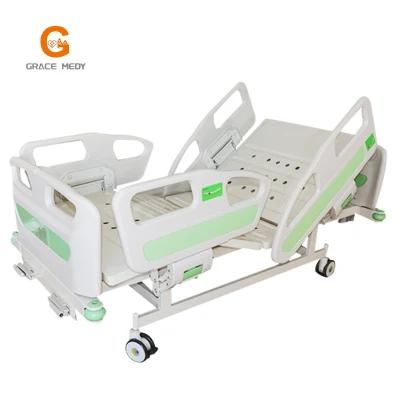 A04-1 Manual Two Function 2 Cranks ABS Medical Bed Hospital Bed with Angle Indicator