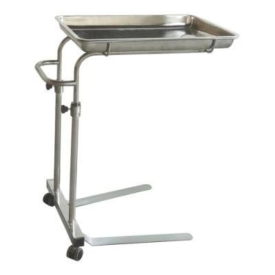 Mn-SUS002A Double Layers Operation Room Endoscope Hospital Trolley Mayo Trolley