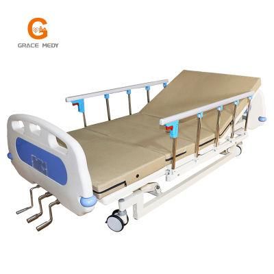 Three-Function OEM Customized and Usable Medical Intensive Care Bed ICU Treatment Nursing Bed Sold in Africa