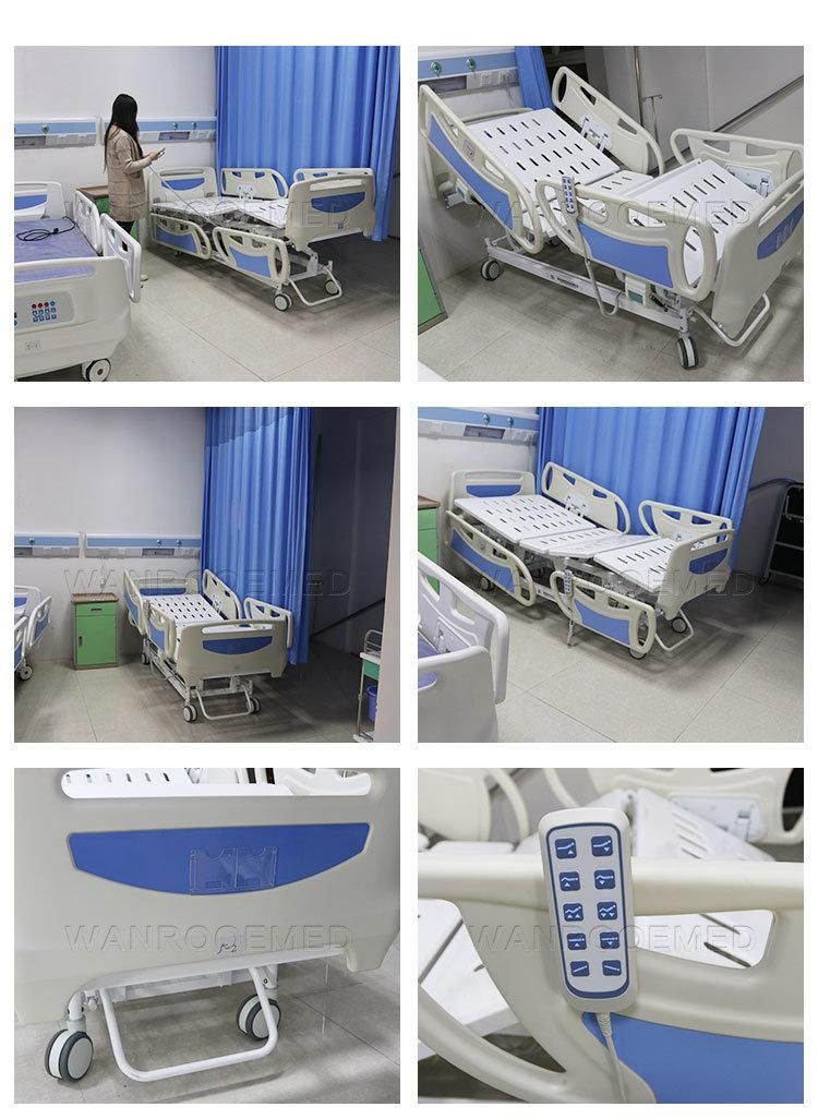 Bae505A Five Functions Electric Medical Nursing Patient Bed for Hospital ICU Room