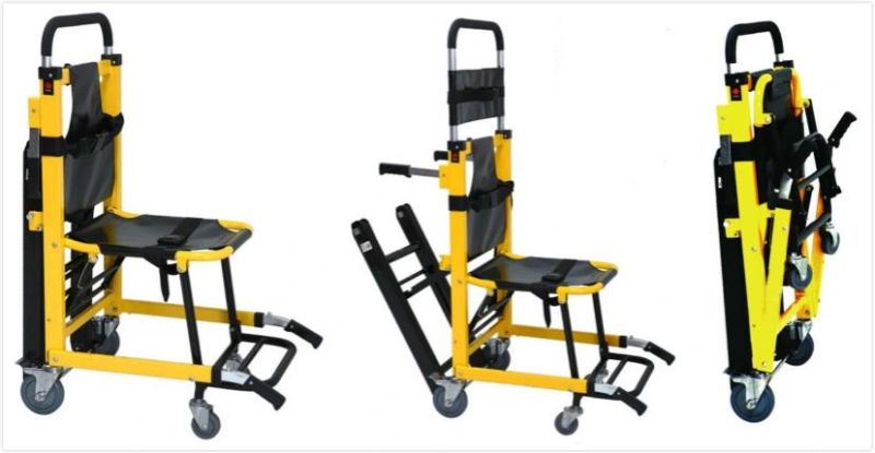 Electric Transportation Aluminum Foldable Tool Stair Climbing Trolley