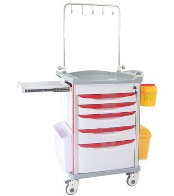 Factory Hot Sale ABS Transfusion Hospital Transfusion Trolley