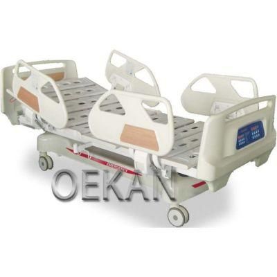 Hospital ABS Plastic Electric Adjustable Patient Bed Medical Movable Folding Nursing Care Bed