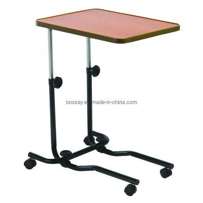 Hospital Furniture Examination Surgical Adjustable Bedside Over Bed Table