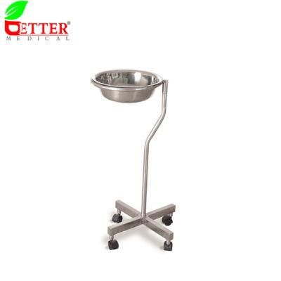 Medical Used Inox Wash-Hand Stand with Single Bowl