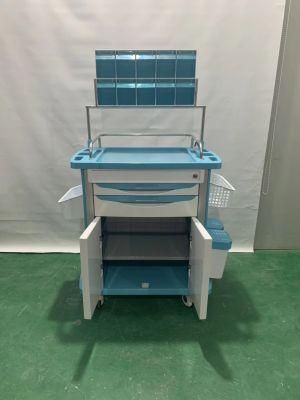 Hot Sell Hospital Multifunction Clinical Medication Treatment Anesthesia Trolley Supplier