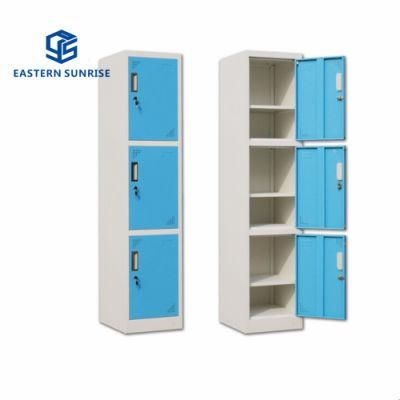 Hot Sale Modern Design Metal Steel 3 Doors Locker/Storage Cabinet